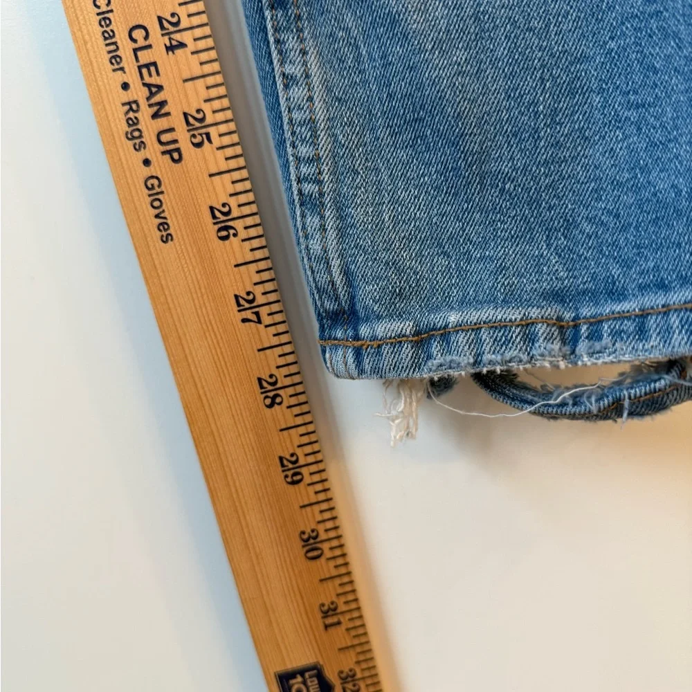 Abercrombie & Fitch Curve Love Ultra High Rise Ankle Straight Jean - Picture 7 of 12